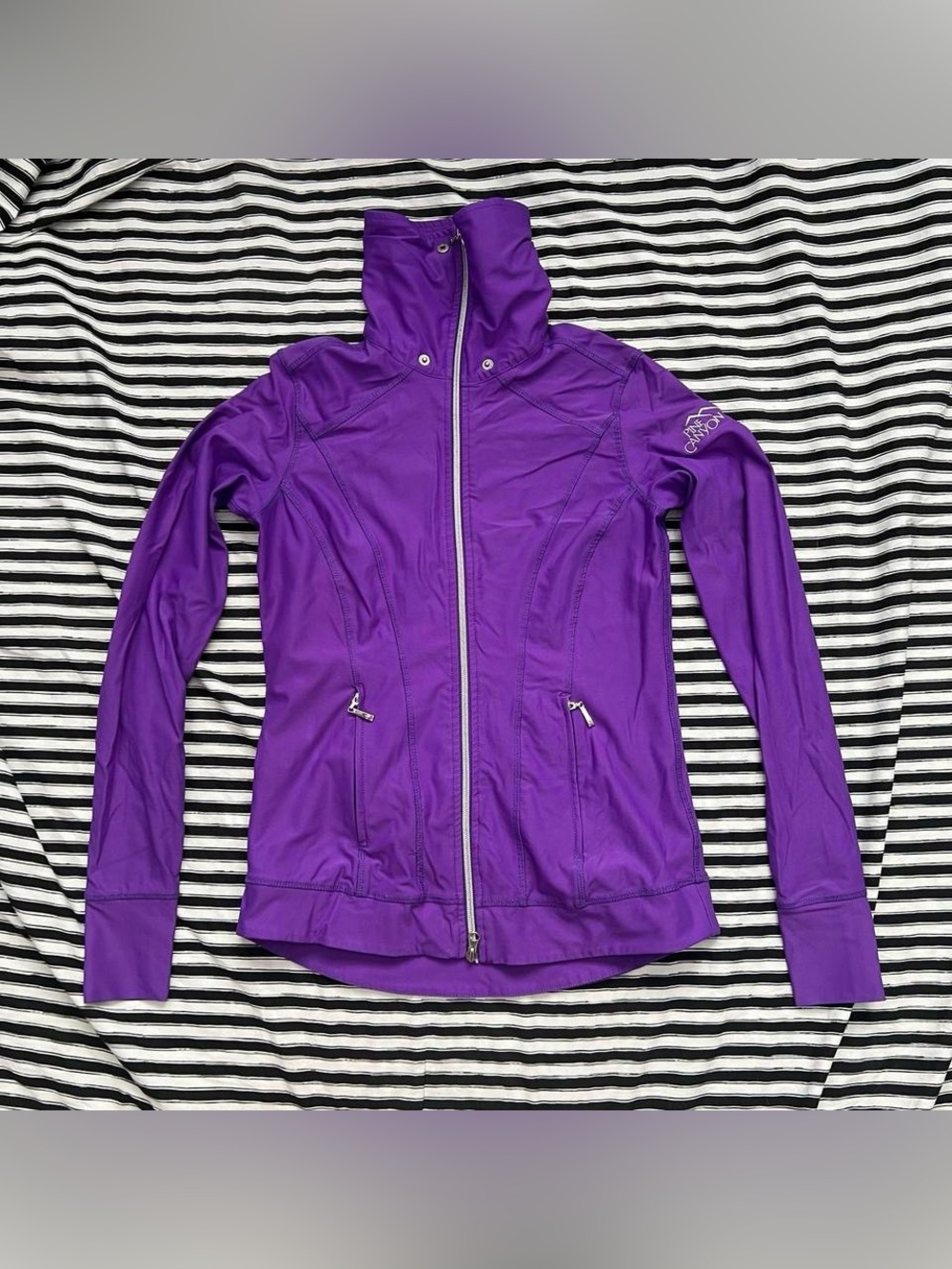 Purple Women's Lightweight Zip-Up Jacket athletic